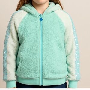 More than Magic Girls Faux Fur Sequin Jacket L (10/12)
